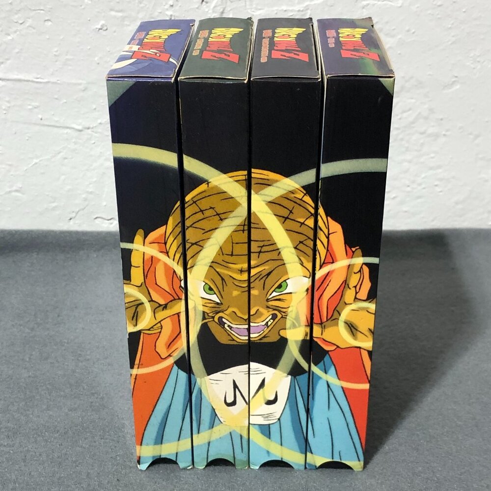 Dragon Ball Z Babidi Saga Uncut 4 VHS Tape Complete Set Anime Funimation 2001